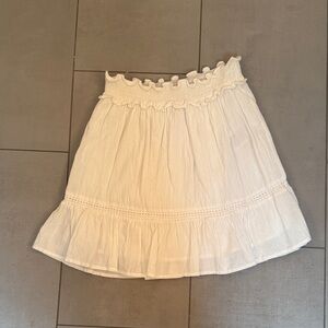 Vero Moda Cream Mini Skirt